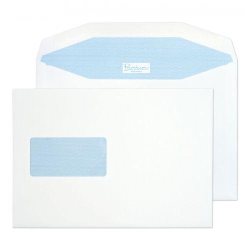 Cheap Stationery Supply of Blake Premium Postfast White Window Gummed Mailer 162x235mm 90gsm Pack 500 PF748DG Office Statationery