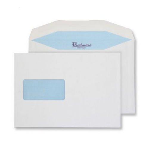 Cheap Stationery Supply of Blake Premium Postfast White Window Gummed Mailer 162x235mm 90gsm Pack 500 PF848IJ Office Statationery