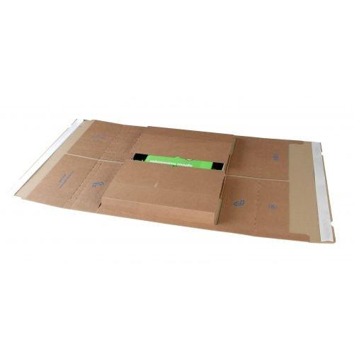Cheap Stationery Supply of Blake Purely Packaging KRAFT Peel & Seal Postal Wrap 455x320x99mm 120 Pack 25 PPW68 Office Statationery
