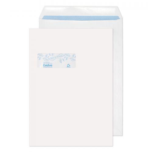 Cheap Stationery Supply of Blake Purely Environmental White Window Self Seal Pocket 324x229mm 100gsm Pack 250 RD7892 Office Statationery
