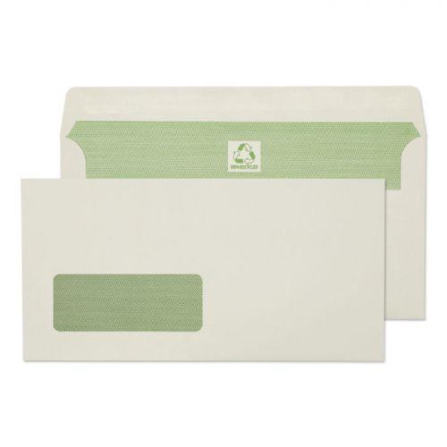 Cheap Stationery Supply of Blake Purely Environmental Off-White Window Self Seal Wallet 110x220mm 90gsm Pack 500 RE4360 Office Statationery