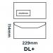 Blake Environmental White Window Gummed Mailer 114x229mm 90gsm Pack 1000 Code RN0015 RN0015