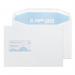 This photograph shows a stack of Blake miscellaneous sized envelopes in a crisp white color. These environmental-friendly envelopes have a convenient window and are sealed with gum for secure mailing. The size is 162x238mm and the pack contains 500 envelopes made with 90gsm paper.