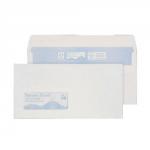 Blake Purely Environmental White Window Self Seal Wallet 110x220mm 90gsm Pack 1000 RN17884