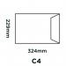 Blake Environmental White Self Seal Pocket 324x229mm 100gsm Pack 250 Code RN17891 RN17891