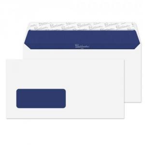 Blake Pure Super White Wove Window Peel & Seal Wallet 110x220mm