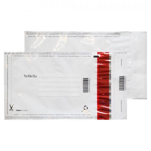 Cheap Stationery Supply of Blake Purely Packaging White/White/Black 3 Peel & Seal Polythene Pocket 260x165mm 70Mu Pack 1000 SE720 Office Statationery