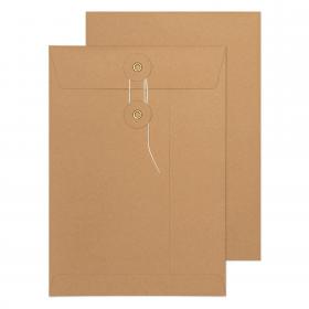 Blake Senses String & Washer Manilla Internal Mail Pocket 229x162mm 180gsm Pack 200 Code SW724 SW724