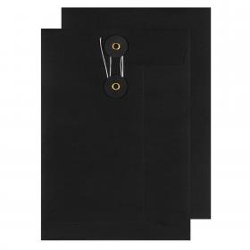 Blake Senses String & Washer Black Internal Mail Pocket 229x162mm 180gsm Pack 500 Code SW824 SW824