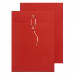 Blake Senses String & Washer Red Internal Mail Pocket 229x162mm 160gsm Pack 500 Code SW924 SW924