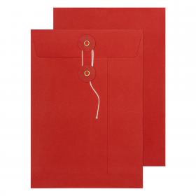Blake Senses String & Washer Red Internal Mail Pocket 229x162mm 160gsm Pack 500 Code SW924 SW924