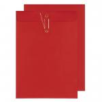 Blake Senses String & Washer Red Internal Mail Pocket 324x229mm 160gsm Pack 200 Code SW925 SW925