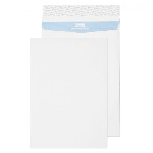 Cheap Stationery Supply of Blake Premium Secure White Peel & Seal Tear Resistant Gusset 406x305x50mm 125gsm Pack 100 TR44401 Office Statationery