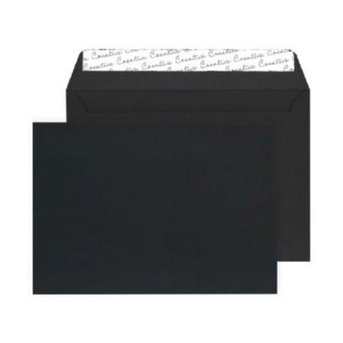 Cheap Stationery Supply of Blake Creative Senses Black Velvet Peel & Seal Wallet 162x229mm 140gsm Pack 125 V645 Office Statationery