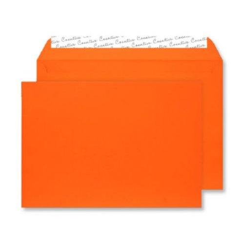 Cheap Stationery Supply of Blake Creative Senses Orange velvet Peel & Seal Wallet 229x324mm 140gsm Pack 125 V742 Office Statationery