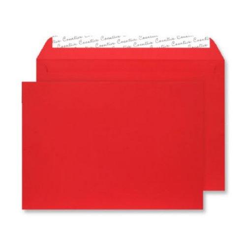 Cheap Stationery Supply of Blake Creative Senses Red Velvet Peel & Seal Wallet 229x324mm 140gsm Pack 125 V743 Office Statationery