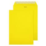C4 Pocket Envelope Peel and Seal 120gsm Banana Yellow (Pack of 250) 403P BLK76412