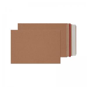 Blake All Board Pocket Envelope Rip Strip 350gsm 239x164mm Kraft Pack
