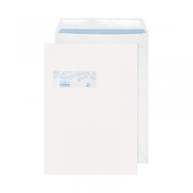 Evolve C4 Envelopes Window Recycled Pocket Self Seal 100gsm White (Pack of 250) RD7892 BLK93005