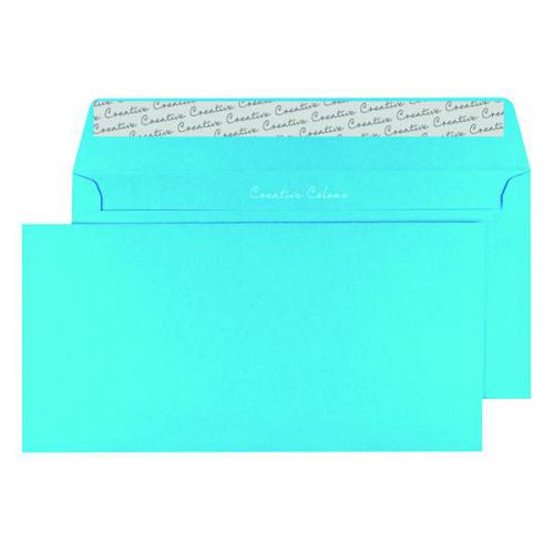 Cheap Stationery Supply of DL Wallet Envelope Peel and Seal 120gsm Cocktail Blue (Pack of 250) 209 BLK93013 Office Statationery