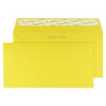 DL Wallet Envelope Peel and Seal 120gsm Banana Yellow (Pack of 250) Black 93015 BLK93015