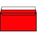 DL Wallet Envelope Peel and Seal 120gsm Pillar Box Red (Pack of 250) 93016
