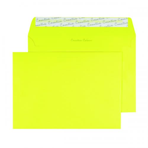 Cheap Stationery Supply of C5 Wallet Envelope Peel and Seal 120gsm Banana Yellow (Pack of 250) BLK93019 BLK93019 Office Statationery