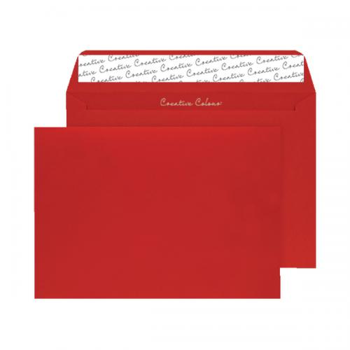 Cheap Stationery Supply of C4 Wallet Envelope Peel and Seal 120gsm Pillar Box Red (Pack of 250) BLK93024 BLK93024 Office Statationery