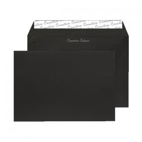 C5 Wallet Envelope Peel and Seal 120gsm Jet Black (Pack of 250) 314 BLK93027