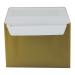 C6 Wallet Envelope Peel and Seal 130gsm Metallic Gold (Pack of 250) 113