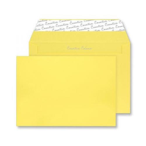 Cheap Stationery Supply of Blake Creative Colour C5 120g/m2 Peel and Seal Wallet Envelope Banana Yellow Pack of 100 303/100 Office Statationery