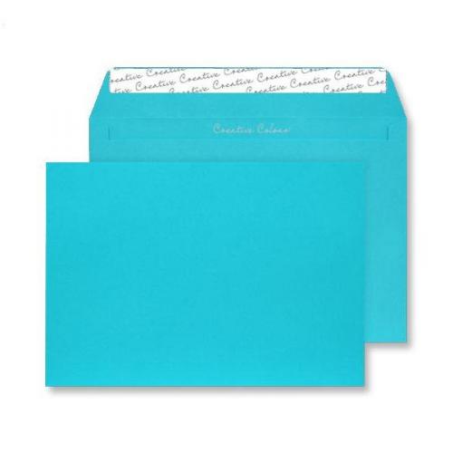 Cheap Stationery Supply of Blake Creative Colour C5 120g/m2 Peel and Seal Wallet Envelope Cocktail Blue Pack of 100 309/100 Office Statationery