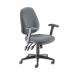 5 Star Teso High Back Task Chair with Folding Arms Charcoal SF6276007 BNR6276007