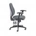 5 Star Teso High Back Task Chair with Folding Arms Charcoal SF6276007 BNR6276007