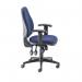 5 Star Teso High Back Task Chair Height Adjustable Arms Blue SF7811859 BNR7811859