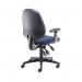 5 Star Teso High Back Task Chair Height Adjustable Arms Blue SF7811859 BNR7811859