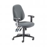 5 Star Teso Hbk Task Chair Height Adjustable Arms Charcoal SF8296391 BNR8296391