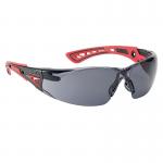 Bolle Safety Glasses Rush+ Go Green Platinum Smoke (Pack of 20) BOPSSRUSP450 BOL11180