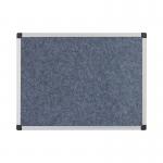 Bi-Office Maya Fire Retardant Noticeboard Grey Aluminium Frame 1500x1200mm SA1202170 BQ00012