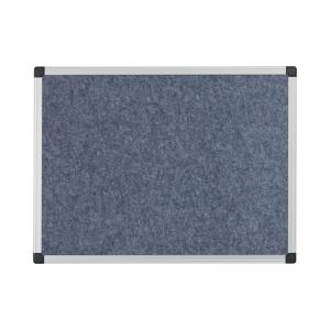 Bi-Office Maya Fire Retardant Noticeboard Grey Aluminium Frame