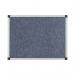 Bi-Office Maya Fire Retardant Noticeboard Grey Aluminium Frame 1500x1200mm SA1202170 BQ00012