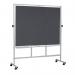 Bi-Office Revolver Plus lacquered Steel and felt Surface 120x90cm QR3267 BQ00099