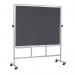 Bi-Office Revolver Plus Lacquered SteelFelt Surface 1200x900mm QR3267 BQ00099