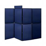 Bi-Office Showboard 8 Panel+Header Boards Blue 2400x1800mm DSP33268 BQ00156