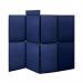 Bi-Office Showboard 8 Panel+Header Boards Blue 2400x1800mm DSP33268 BQ00156