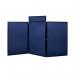 Bi-Office Showboard 3 Panel+Header Boards Blue Nylon 1800x900mm DSP33263 BQ00158