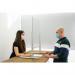 Bi-Office Balcony Desk Transparent Acrylic Panel 850x800mm DSP702941 BQ00179
