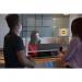 Bi-Office Balcony Desk Transparent Acrylic Panel 1000x850mm DSP702942 BQ00180