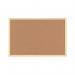 Bi-Office Pastel Cork Noticeboard Yellow Frame 600x400mm MC030011961 BQ01969