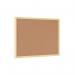 Bi-Office Pastel Cork Noticeboard Yellow Frame 600x400mm MC030011961 BQ01969